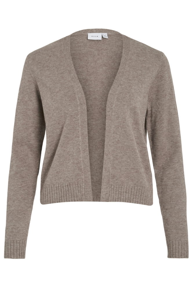 VIRIL SHORT L/S KNIT CARDIGAN-NOOS 14060800 FALCON/MELANGE